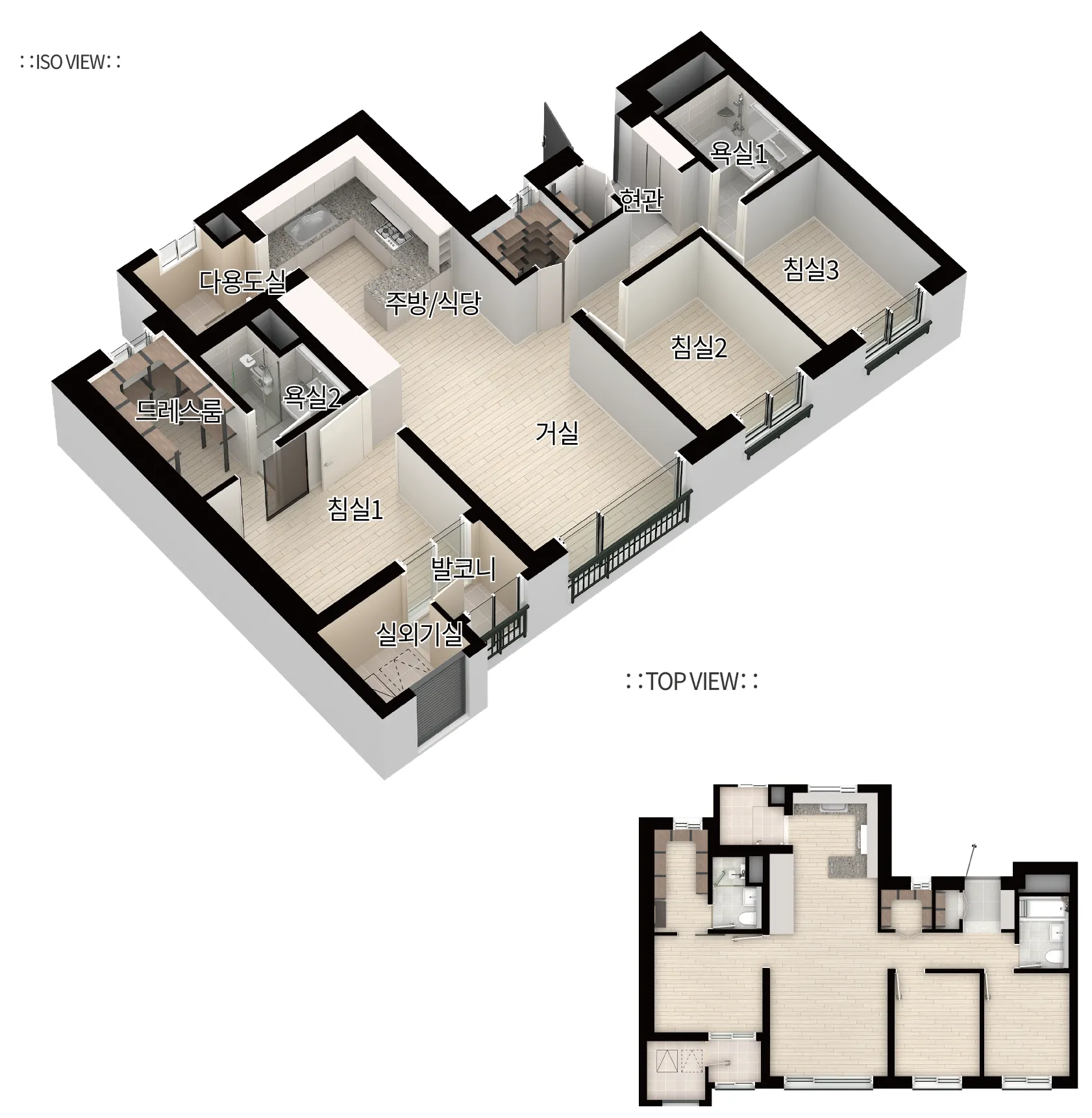 중앙공원 롯데캐슬 59㎡A형